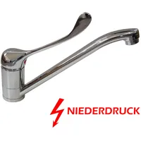 Niederdruckarmatur Arztpraxis Armatur Küche Spüle Küchenarmatur mit langem Hebel