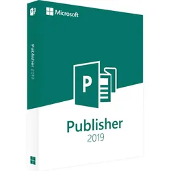 Microsoft Publisher 2019 - Produktschlüssel - Sofort-Download - Vollversion - 1 PC - Deutsch