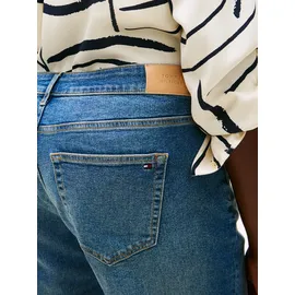 Tommy Hilfiger Curve "CRV DNM GLOW BOOTCUT RW", Damen, Gr. 52, N-Gr, blau (glow), Denim/Jeans, Obermaterial: 98% Baumwolle, 2% Elasthan, leichte Abriebeffekte, unifarben, Jeans, in großen Größen