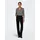 Only Anzughose "ONLRAFFY – Hose mit geradem Bein und Stretchkomfort", Damen, Gr. XL (42), Länge 30, schwarz, Web, Obermaterial: 95% Polyester, 5% Elasthan, unifarben, gerade lang, Hosen Anzughose, Materialmix