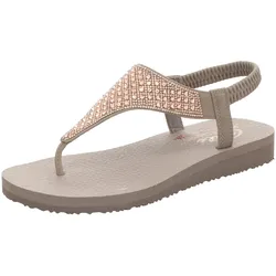 Skechers Damen Sandalette Meditation-Rockstar in grau