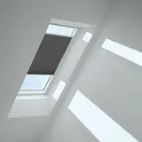 VELUX Plissee Graphit 1274, PK08 1274K (Farbe: - 1274K, Farbe Schiene: Standard