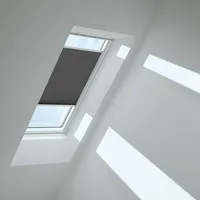 VELUX Plissee Graphit 1274, PK08 1274K (Farbe: - 1274K, Farbe Schiene: Standard
