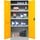 Gürkan Umweltschrank 111087 lichtgrau, rapsgelb 92,0 x 42,0 x 195,0 cm, aufgebaut