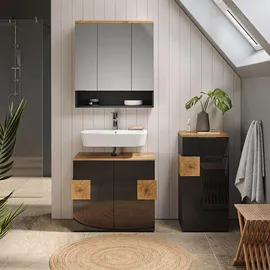 Vicco Eden Midischrank 40 x 84 cm Anthrazit