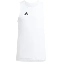adidas Adizero Team Lauf-Singlet Kinder IT5060 - white/black 152