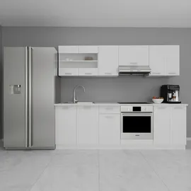 VCM Herdumbauschrank Esilo 60 x 46 x 82 cm Weiß