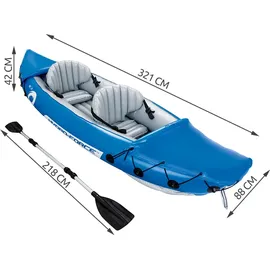 BESTWAY Lite Rapid X2 Blau/Grau 65077