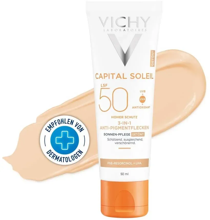 Vichy Idéal Soleil Anti-Pigmentflecken LSF 50+ Sonnencreme gegen Pigmentflecken