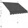 vidaXL Einziehbare Markise 150 cm anthrazit