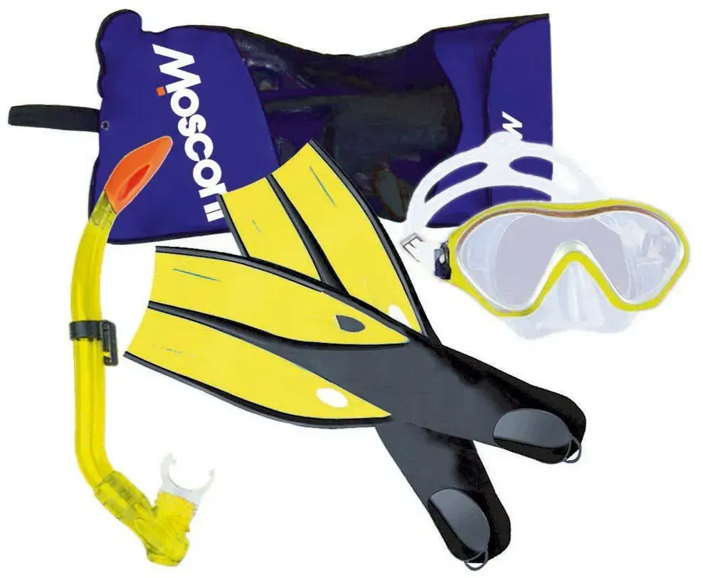 Mosconi Trio Bora Junior-schnorchelset - Blue - EU 33-34