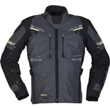Modeka Taran Flash Motorrad Textiljacke, schwarz/grau, 3XL