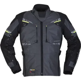 Modeka Taran Flash Motorrad Textiljacke, schwarz/grau, 3XL