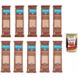 De Cecco Pasta Integrale Spaghetti Und Linguine, Vollkornnudeln, 10x500g+Polpa