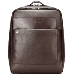 Roncato Alaska Business-Rucksack RFID Schutz Leder 42 cm Laptopfach mogano