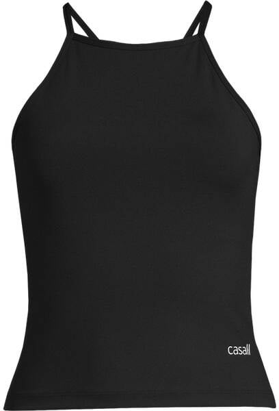 CASALL Damen Shirt Built-In-Bra Halterneck Tank, Black, 44