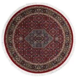 THEKO Orientteppich  Benares Bidjar , rot , Wolle , Maße (cm): B: 250 H: 1,2