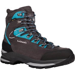LOWA Mauria Evo GTX Weit Damen Bergschuhe schwarz blau- Gr. 38