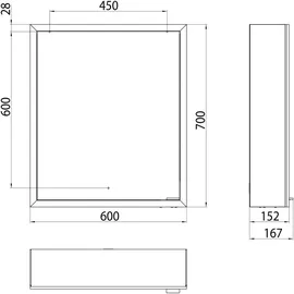 EMCO Prime 60 cm grau