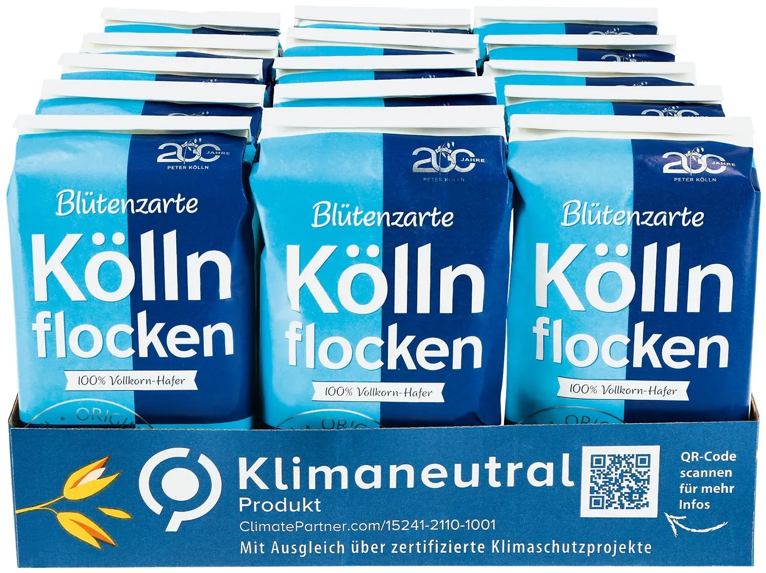 Kölln Haferflocken zart 500 g, 15er Pack