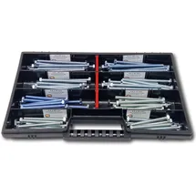 Schraubenbox24 Sechskantschrauben Sortiment M6 65-100 mm 110 Stück