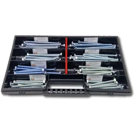 Schraubenbox24 Sechskantschrauben Sortiment M6 65-100 mm 110 Stück