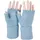 Stylebreaker Fingerlose Strickhandschuhe Blau Einheitsgröße
