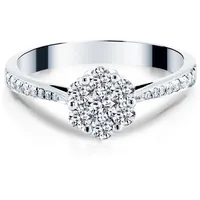 Adam & Eve Verlobungsring Verlobungsring "AE21" Brillant 585/- Weißgold 0,35 ct. weiß 54