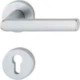 HOPPE Rosettengarnitur Hamburg F1 Aluminium grau