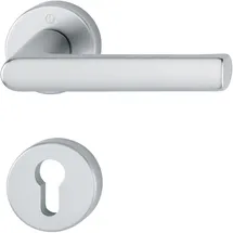 HOPPE Rosettengarnitur Hamburg F1 Aluminium grau