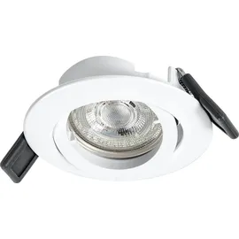 osram homelighting OSRAM 4099854444494 Spotlight Recess Set Incl. Osram LED 4.3W GU10 White LED-Deckenleuchte 4.30 W