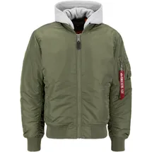 Alpha Industries Ma-1 Zh Back Emb Jacke Green M