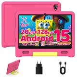 Laptok Tablet für Kinder, 25,4 cm (10 Zoll), Octa Core mit 16 GB RAM, 128 GB ROM, 1 TB TF, Android, Wi-Fi 6/BT 5.3, Widevine L1, 5000 mAh, Kindersicherung
