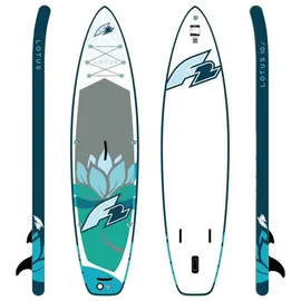 F2 SUP Board Set Lotus Multiset 329 x 81 x 15 cm blau