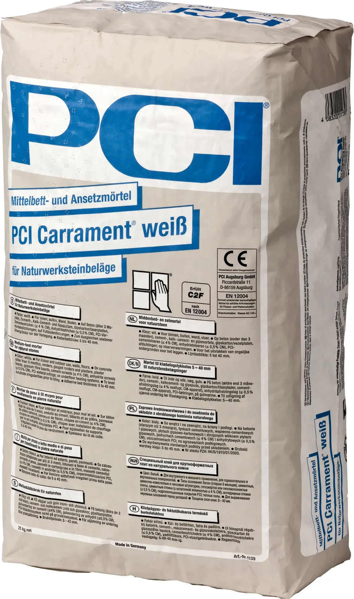 PCI Carrament weiß 25 kg