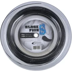 IsoSpeed Tennissaite Black Fire S (Haltbarkeit+Spin) 1.25mm schwarz 200m Rolle