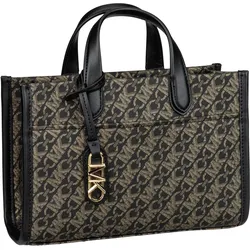 Michael Kors Gigi Small EW MK SIG  in Black/Gold (4.1 Liter), Handtasche