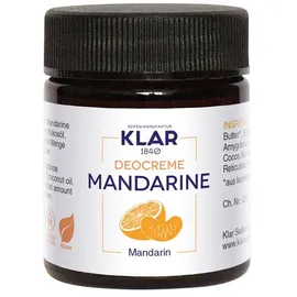 Klar Seifen Klar Deocreme Mandarine 30 ml