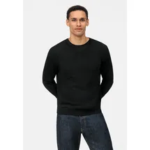 Olymp Herren, V-Pullover schwarz unifarben, schwarz, NOS