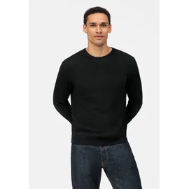 Olymp Herren, V-Pullover schwarz unifarben, schwarz, NOS