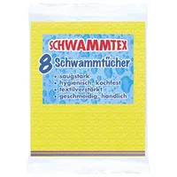 Spontex Schwammtuch 8er Vorteilspack, extrem saugfähig und langlebig, aus