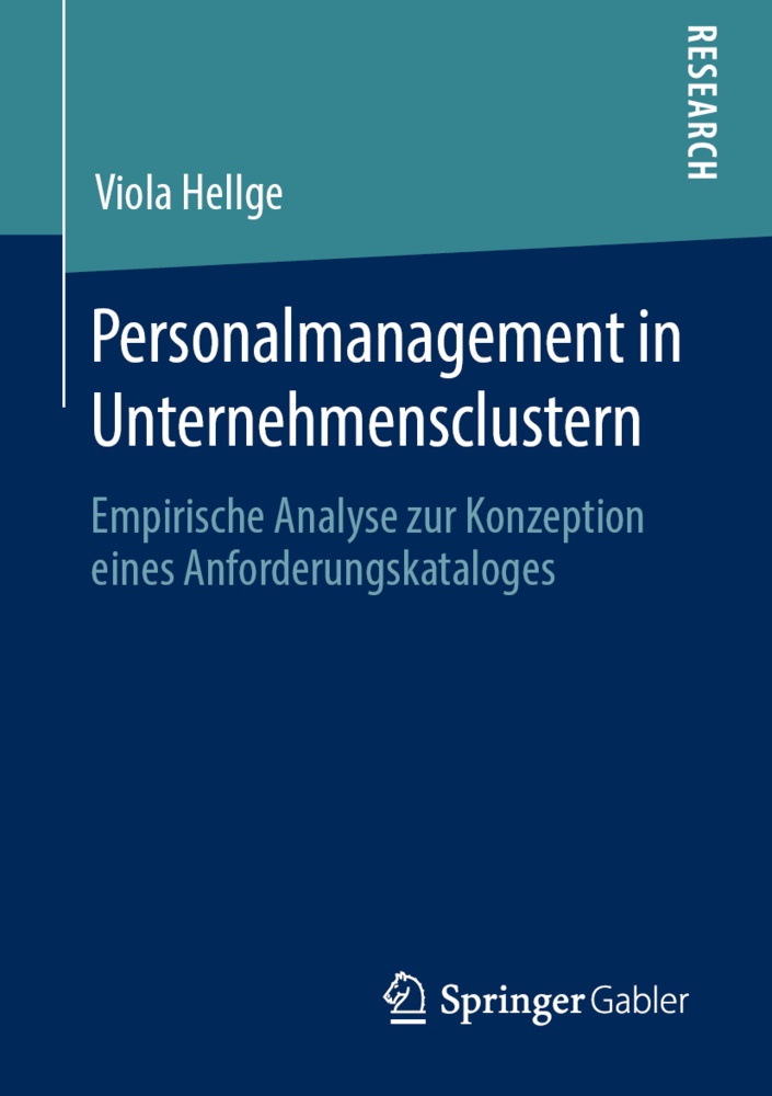 Personalmanagement In Unternehmensclustern - Viola Hellge  Kartoniert (TB)