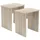 VCM Hocker, Sonoma Eiche, rechteckig, 40x45x30 cm, Stauraum, Wohnzimmer, Hocker, Sitzhocker
