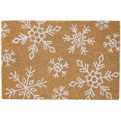 Siena Garden Kokosfußmatte Schneeflocke
