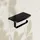 Steinberg Serie 450 Toilettenpapierhalter mit Ablage, 4502820S Farbe: Mattschwarz
