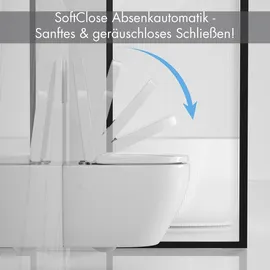 Sanicomfort Rivo mit WC-Sitz Weiß