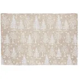 Atmosphera Créateur d'intérieur Tischset Weihnachtsbaum 45 x 30 cm Beige