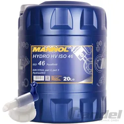 20 Liter Mannol Industrieöl + Hahn Hydro Hv Iso 46 Hv16344 Iso 11158 (hm, Hv):