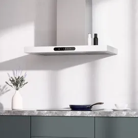 Ciarra Wandhaube 90 cm Weiß