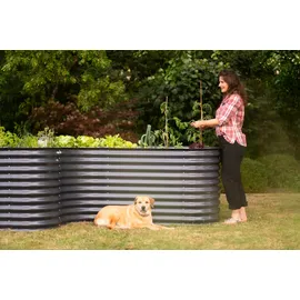 Westmann Metall Hochbeet Grow Faster 240 x 160 x 82 cm anthrazit